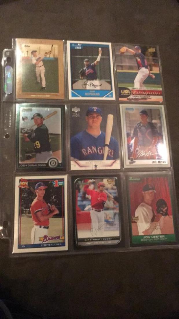 Nine card baseball rookie lot Josh Donaldson (1 of 4)