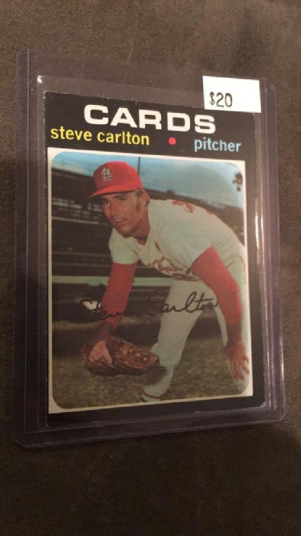 Steve Carlton 1971 Topps vintage card nice (1 of 3)