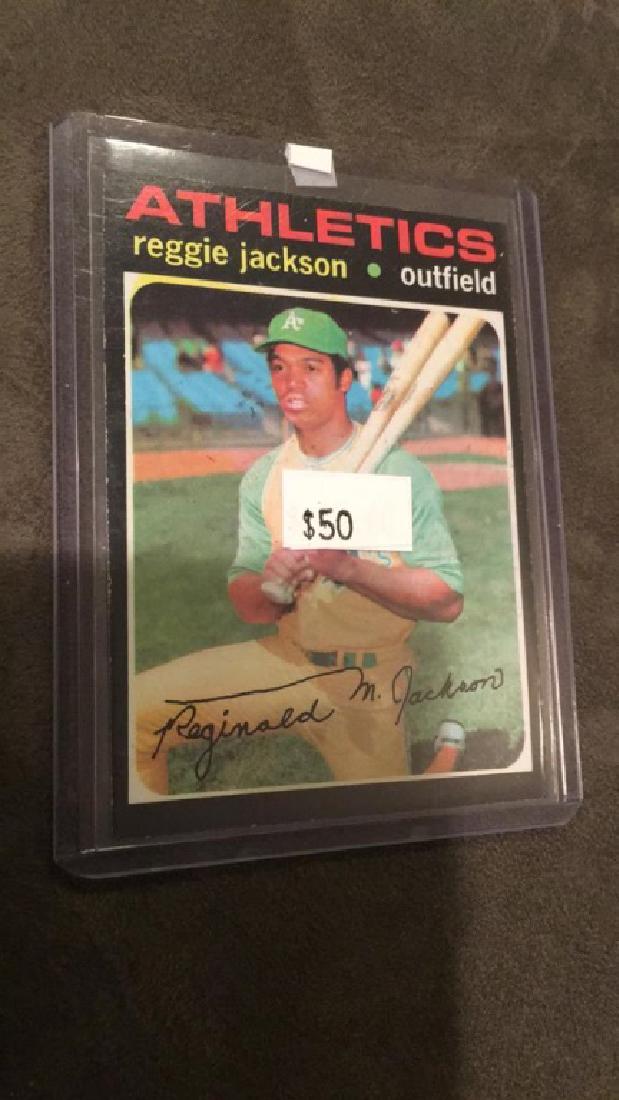 1971 topps Reggie Jackson vintage baseball card: 1971 topps Reggie Jackson vintage baseball card