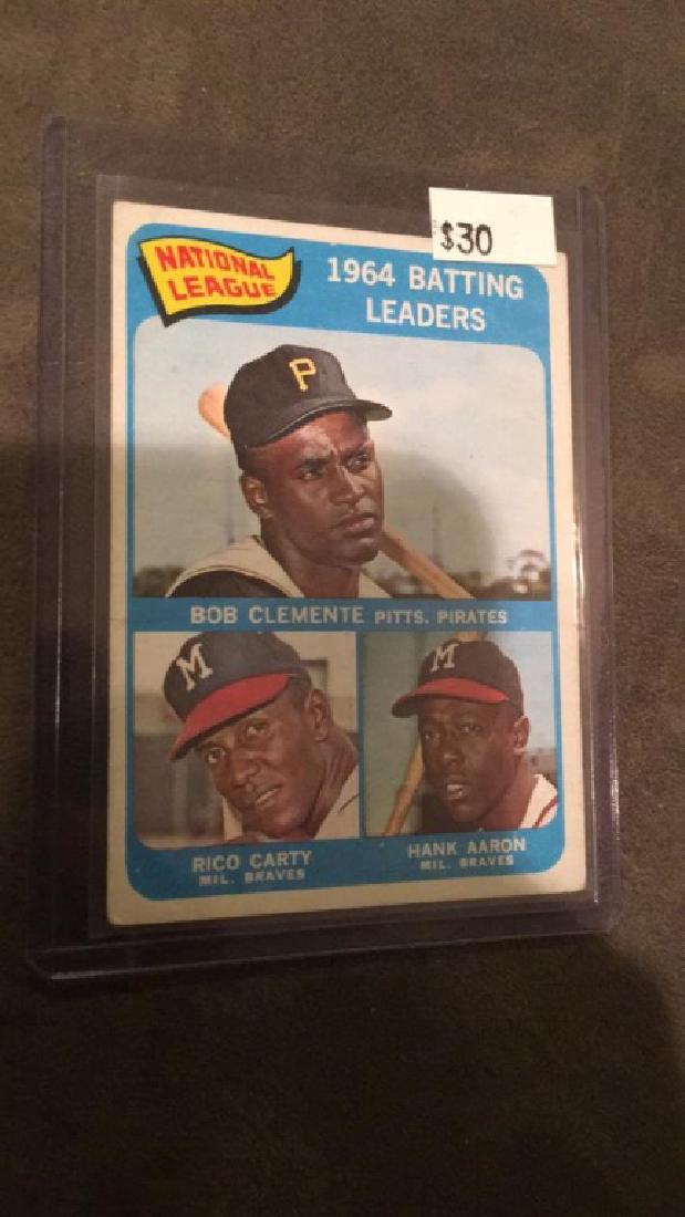 1964 batting leaders Roberto Clemente Hank Aaron (1 of 2)