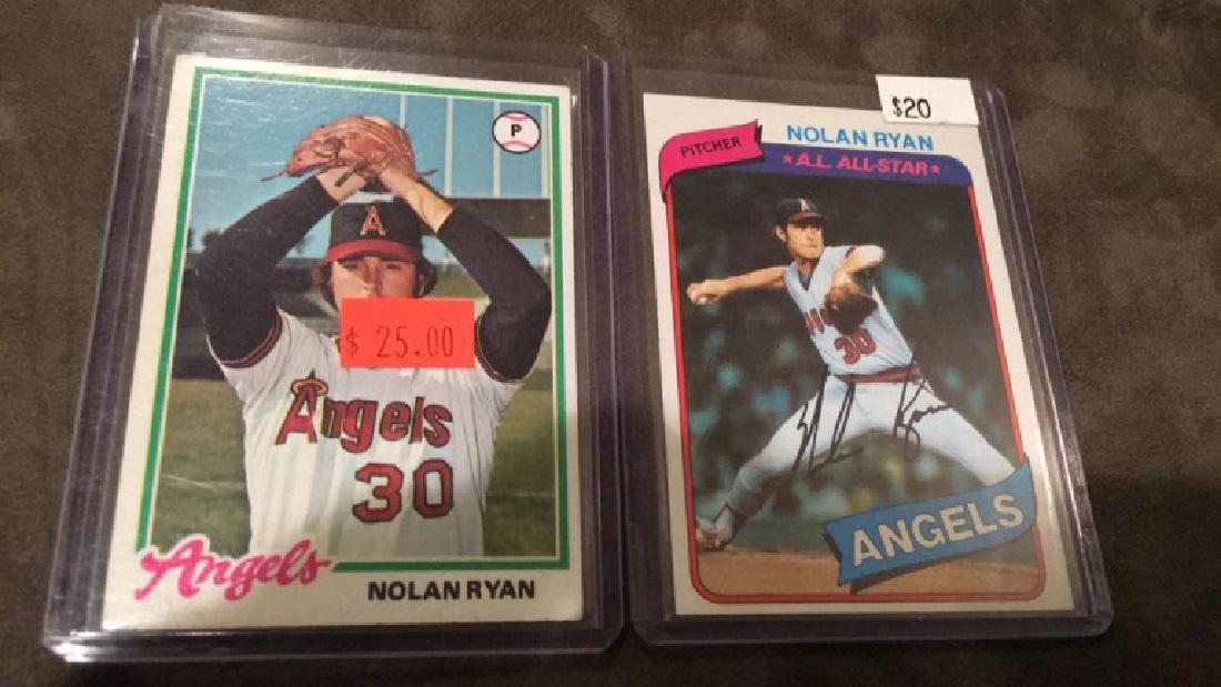 Nolan Ryan 1978 in 1980 topps vintage baseball (1 of 4)