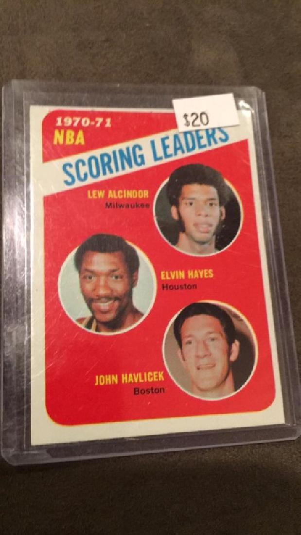 197- 71 NBA scoring leaders Lew Alcindor Elvin (1 of 2)