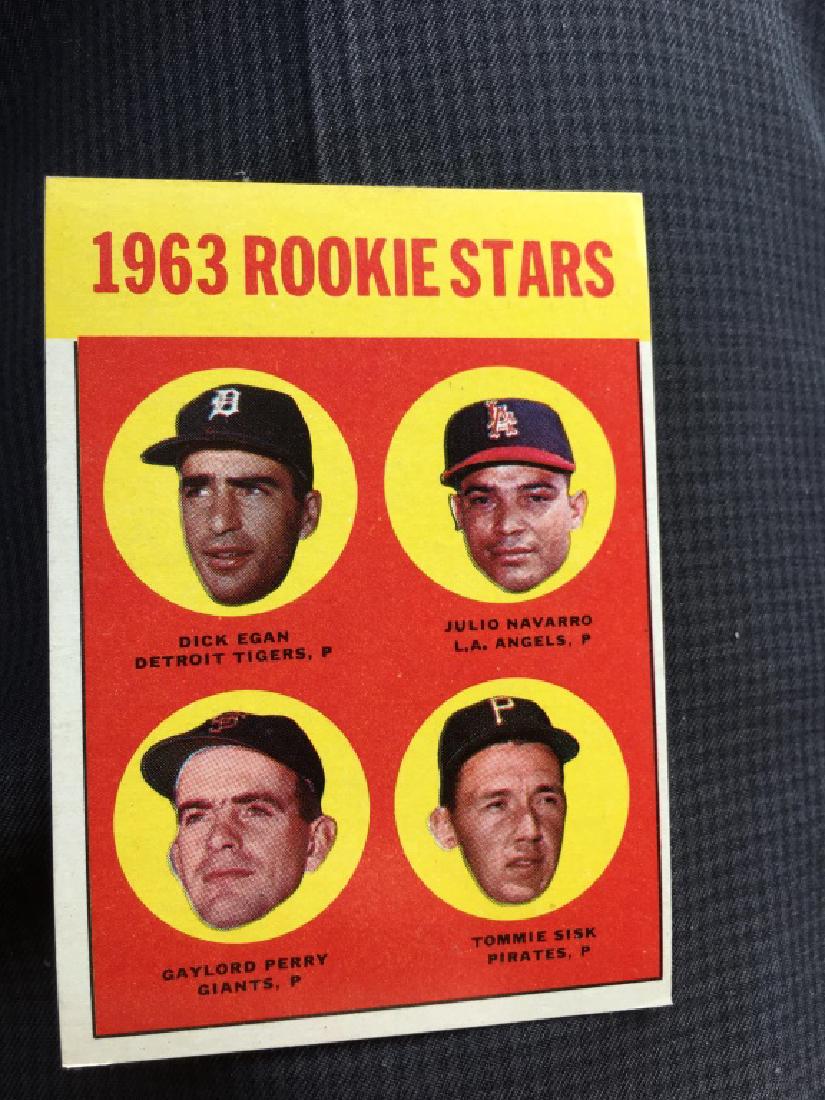 1963 Topps Rookie Stars(Gaylord Perry) Set Break 9 (1 of 2)