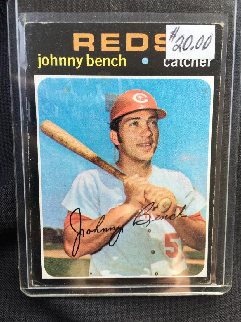 1971 TOPPS #250 JOHNNY BENCH REDS (1 of 2)