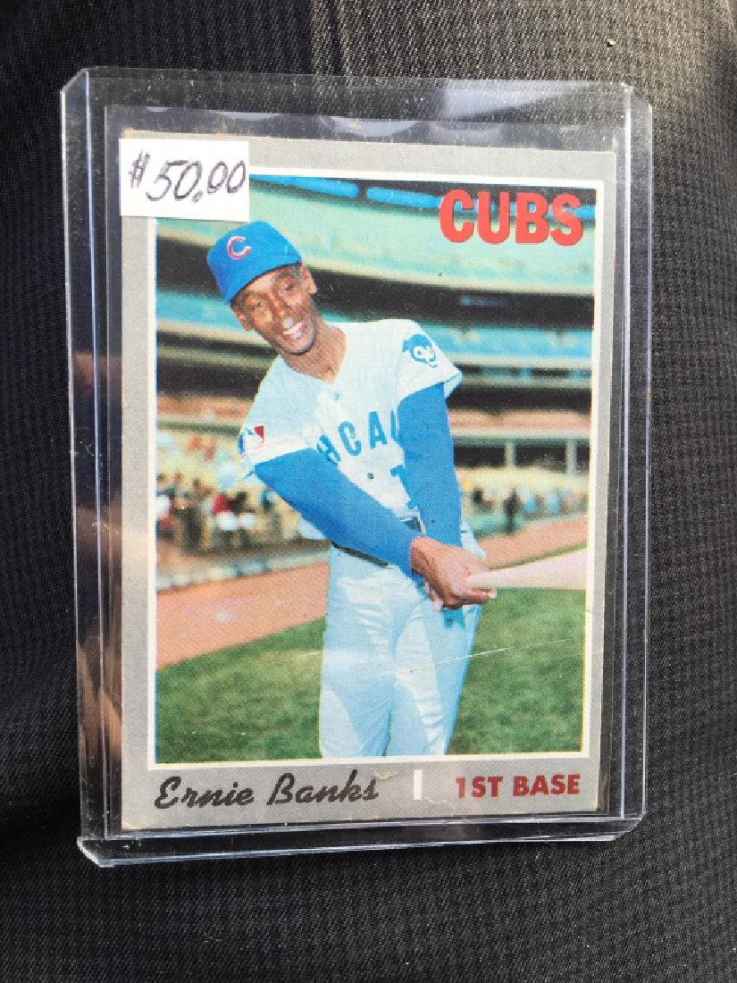 1970 TOPPS ERNIE BANKS #630 (50.00) NRMT+- (1 of 2)