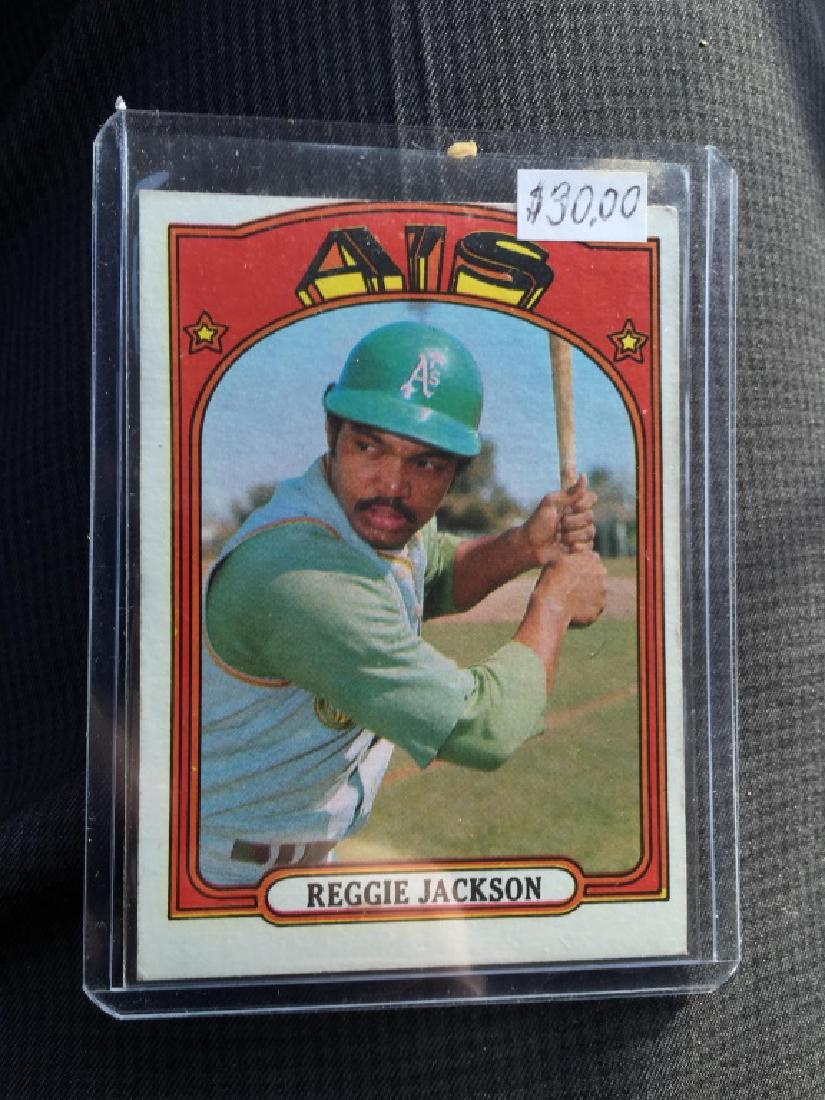 Reggie Jackson 1972 Topps (1 of 2)