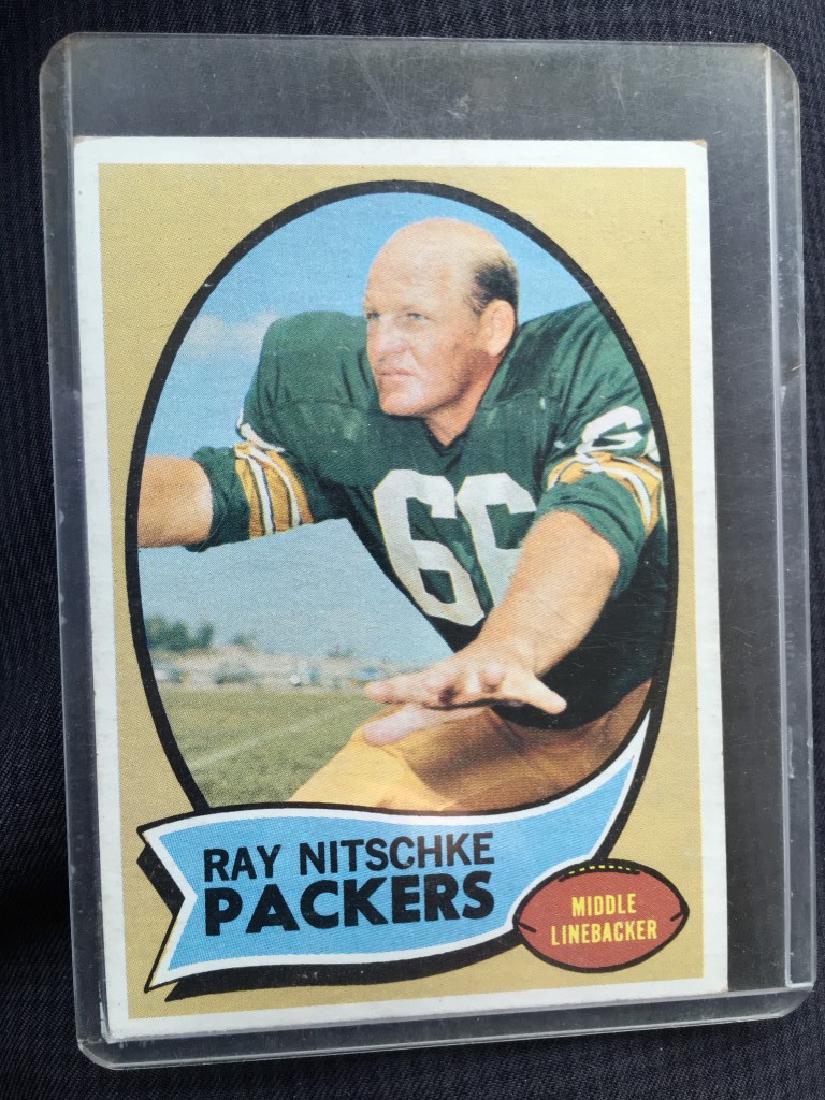 1970 Topps # 55 Ray Nitschke PACKERS EX-MT (1 of 2)