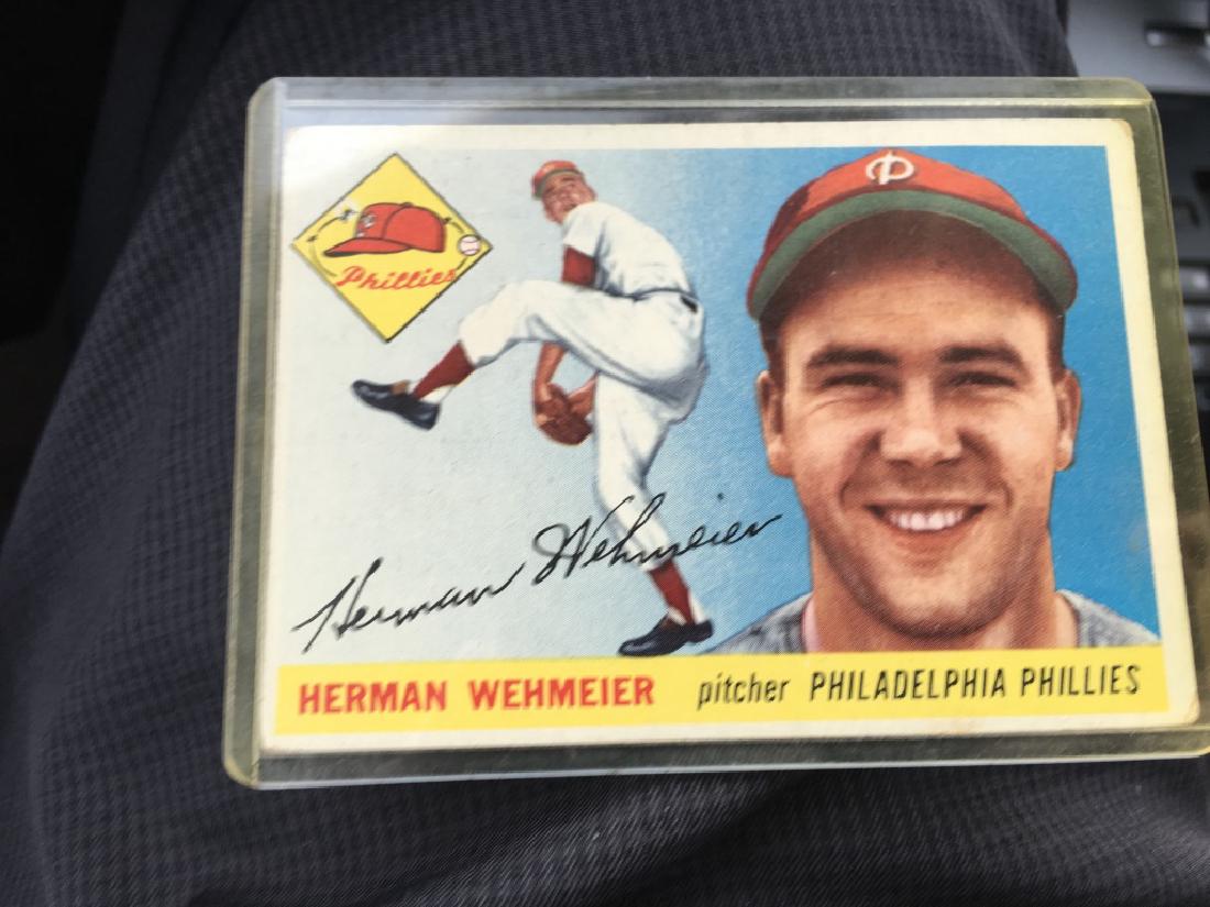 1955 Topps #29 HERMAN WEHMEIER Philadelphia Phills (1 of 2)