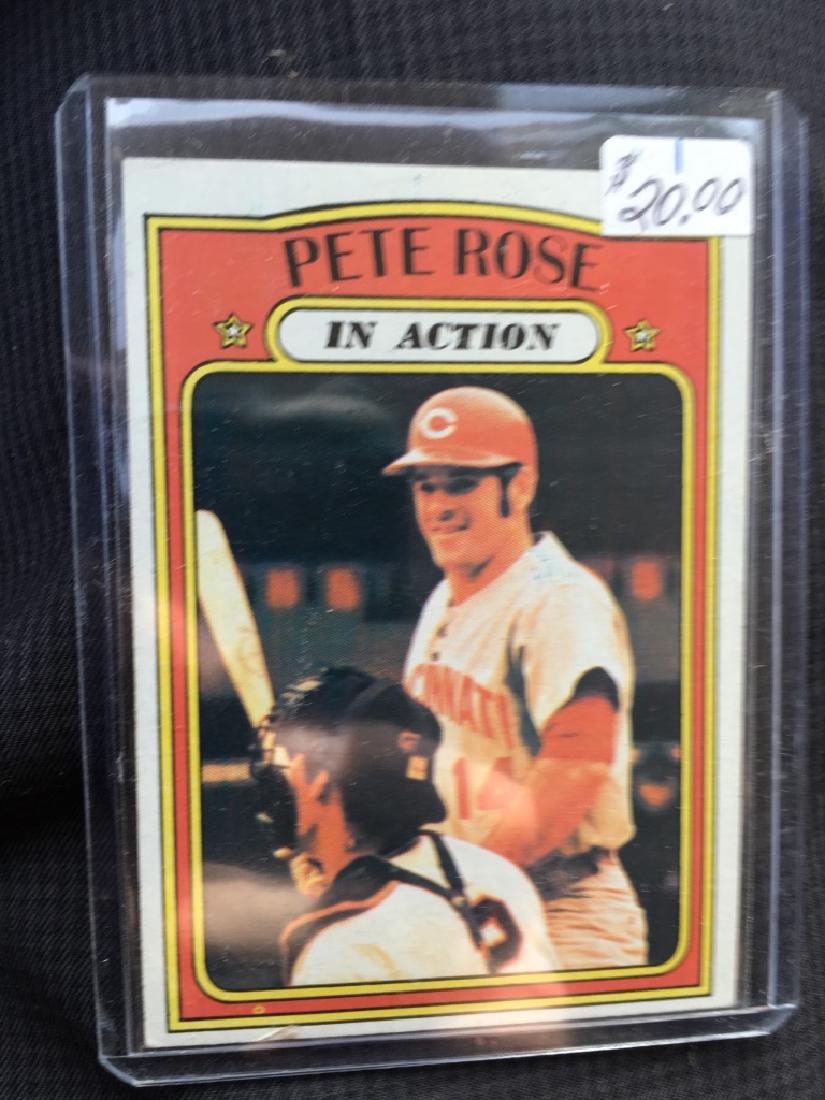PETE ROSE 1972 TOPPS 'IN ACTION' CARD #560 - NICE! (1 of 2)