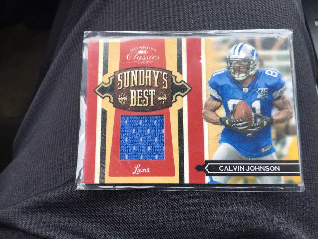 2009 Donruss Classics Sunday's Best Calvin Johnson (1 of 1)