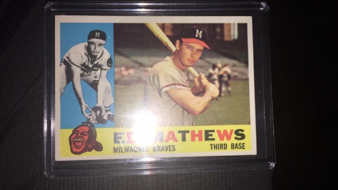 Ed Matthews 1960 topps in near perfect shape very (1 of 5)