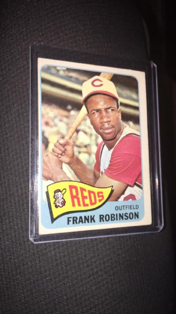Frank Robinson 1965 topps vintage baseball card: Frank Robinson 1965 topps