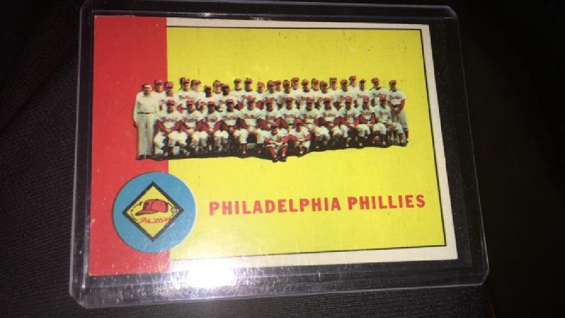 Philadelphia Phillies team card 1963 topps (1 of 3)