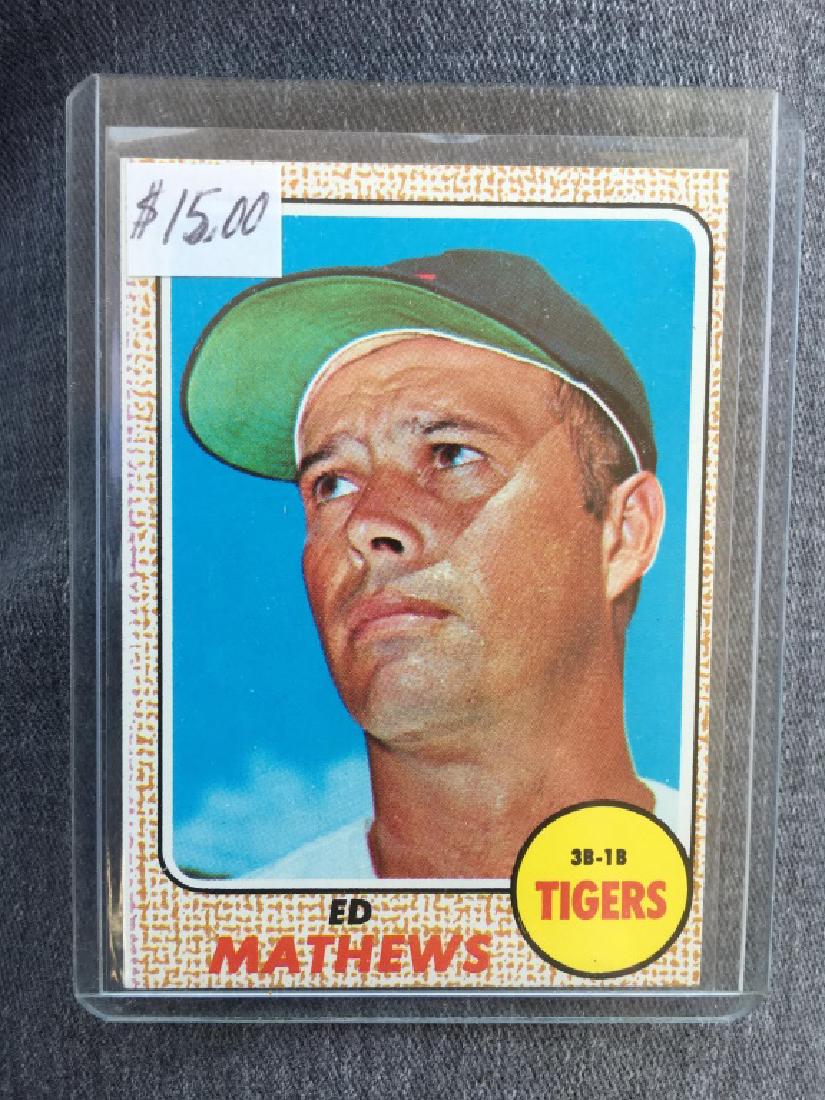 1968 Topps # 58 Ed Mathews NM-MT (1 of 2)