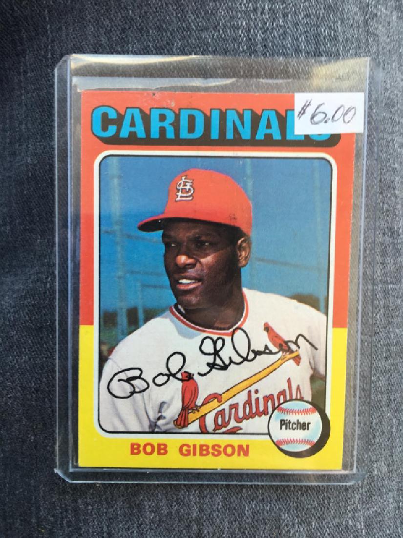 1975 Topps #150 Bob Gibson (1 of 2)
