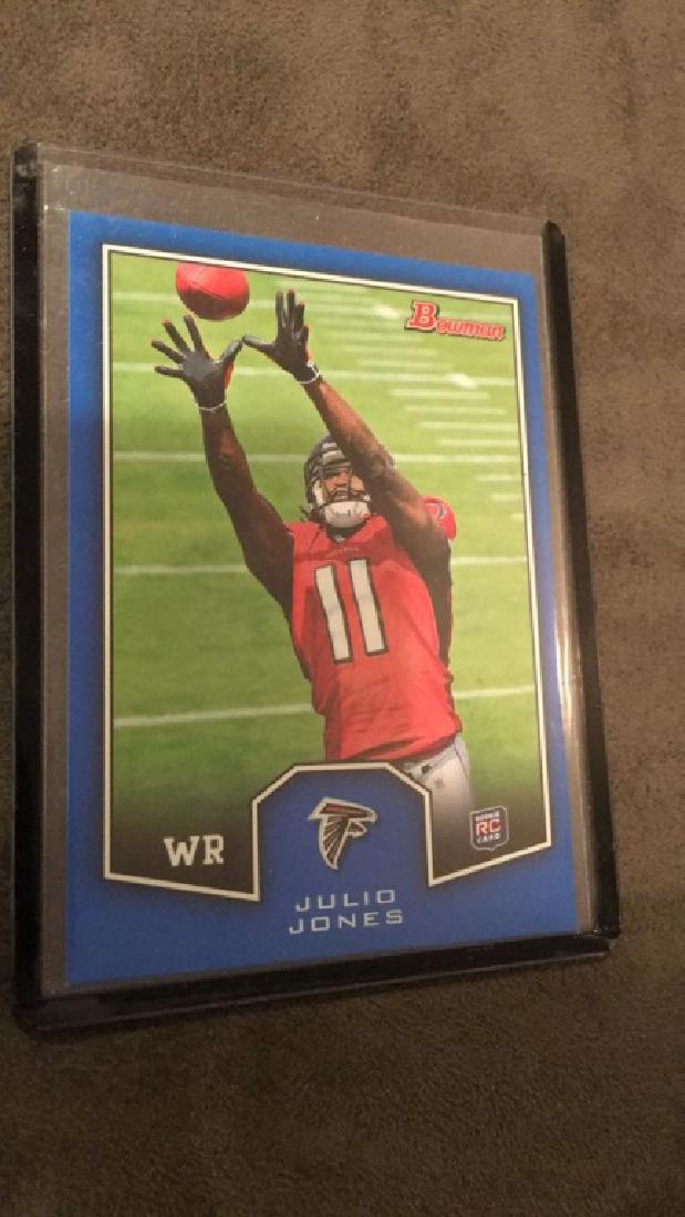 Julio Jones 2011 Bowman blue rookie (1 of 2)