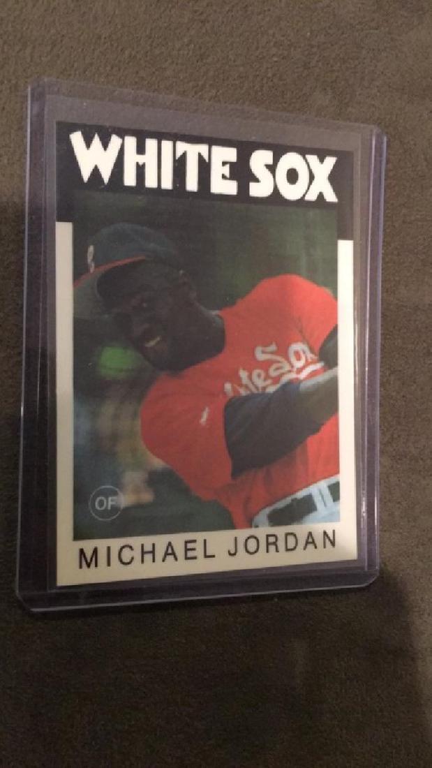 Michael Jordan 1985 topps type baseball card: Michael Jordan 1985 topps type baseball card