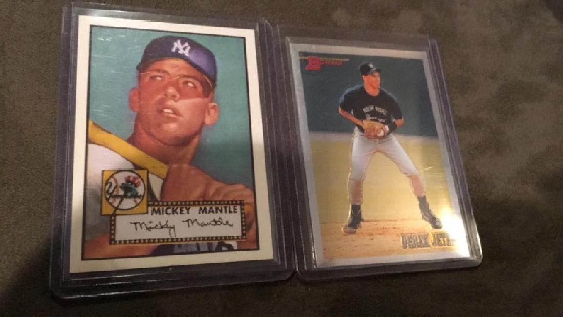 Mickey Mantle 1950 to reprint baseball card Derek (1 of 2)