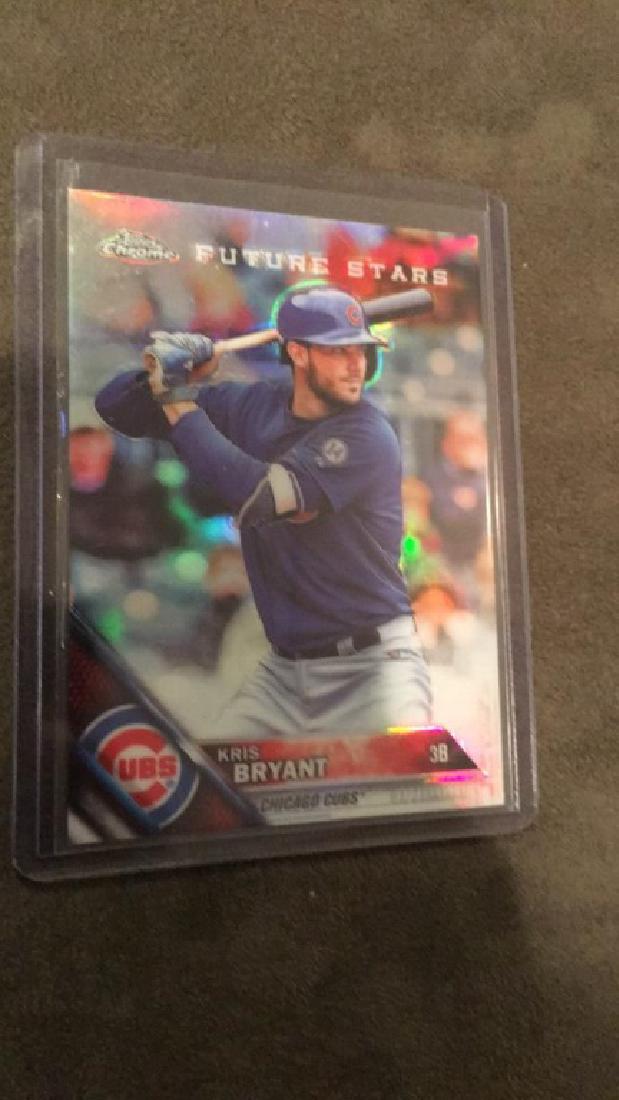 Kris Bryant 2016 topps chrome refractor future (1 of 2)