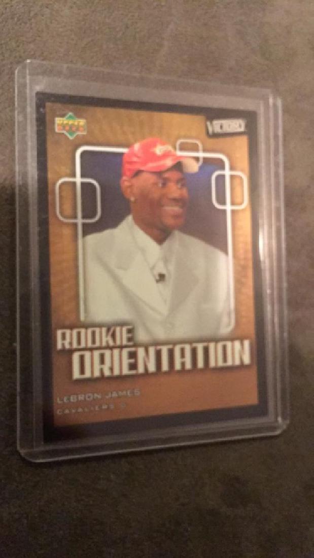LeBron James 2000 304 upper deck victory rookie (1 of 2)