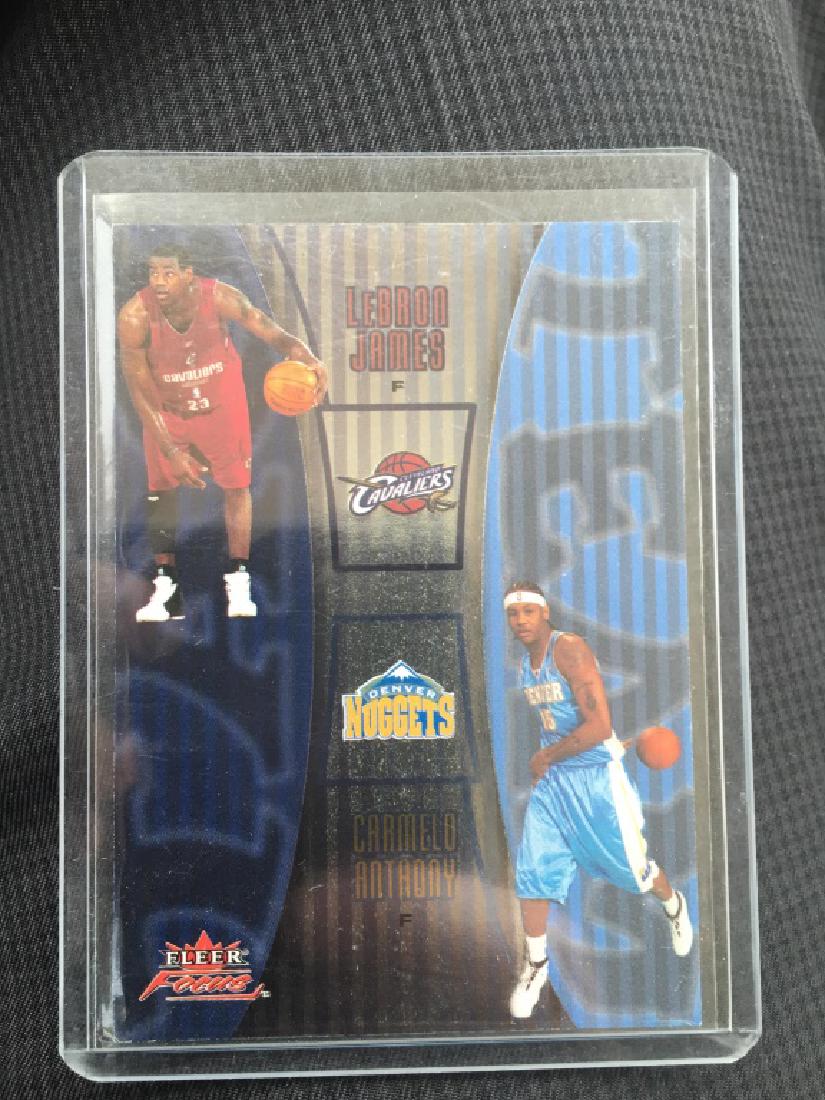 2003-04 Fleer Focus LeBRON JAMES - CARMELO ANTHONT (1 of 2)