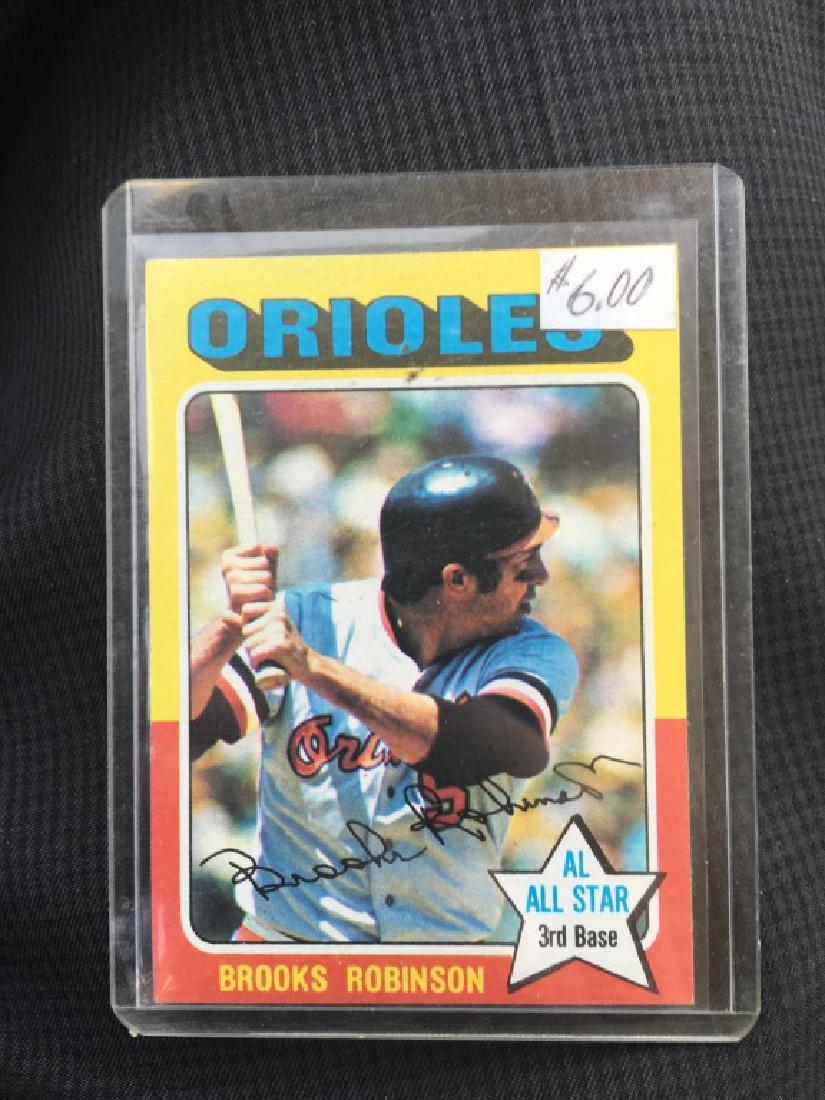 Brooks Robinson 1975 Topps Card (1 of 2)