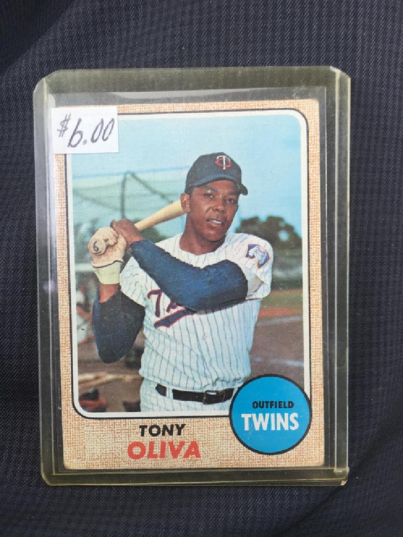 Tony Oliva 1968 Topps Card (1 of 2)