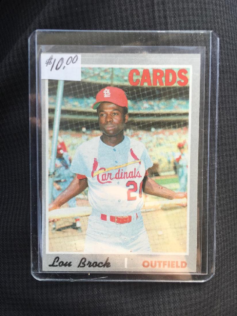 1970 Topps #330 Lou Brock: 1970 Topps #330 Lou Brock