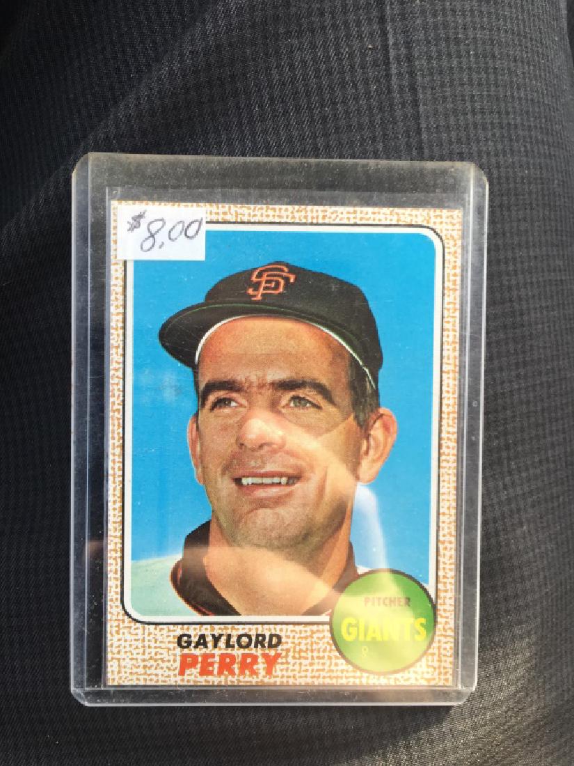 Gaylord Perry and Orlando Cepeda 1968 Topps: Gaylord Perry and Orlando Cepeda 1968 Topps