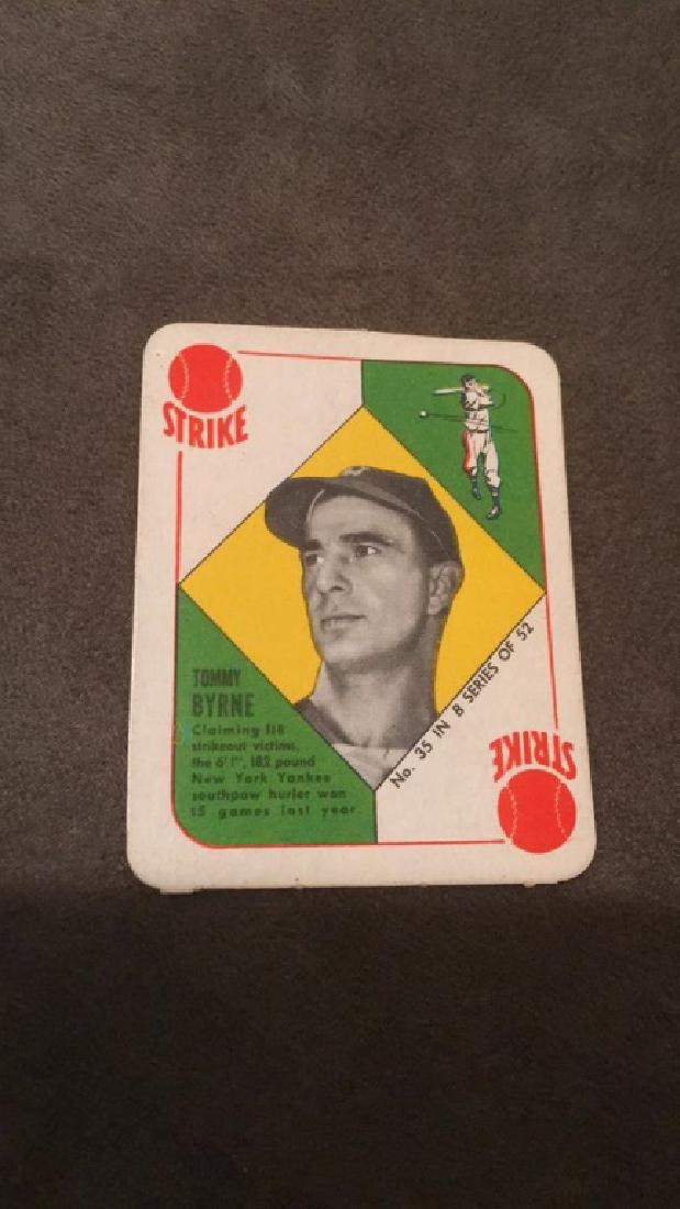 Tommy Byrne 1951 Topps blue back: Tommy Byrne 1951 Topps blue back