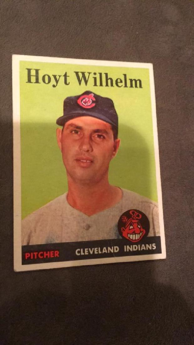 Hoyt Wilhelm 1958 Topps  vintage (1 of 2)