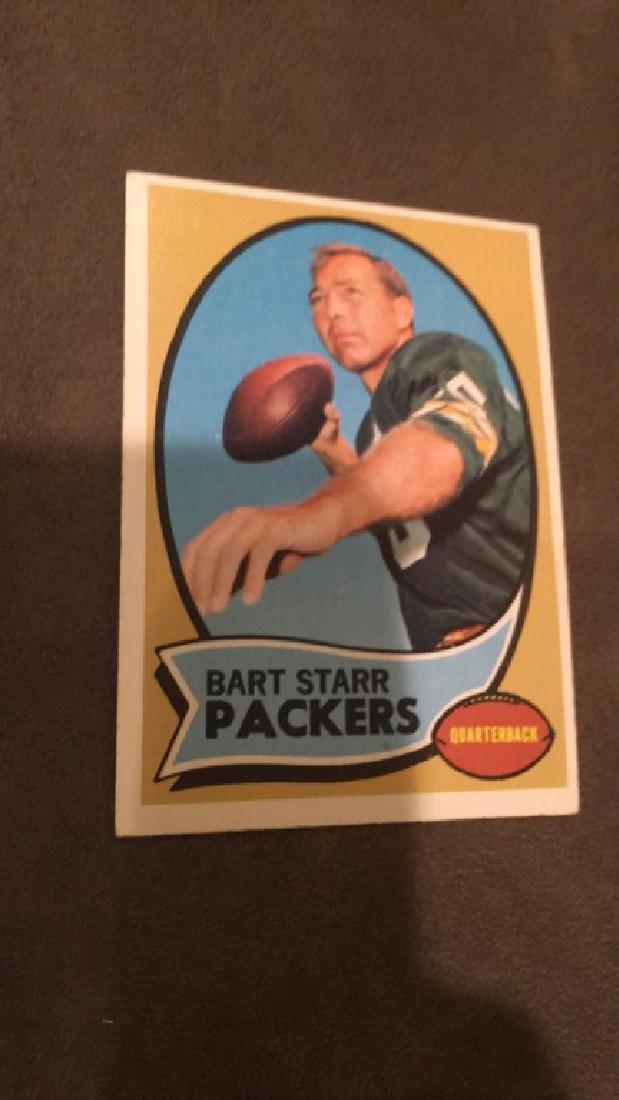 Bart Starr 1970 Topps card (1 of 2)