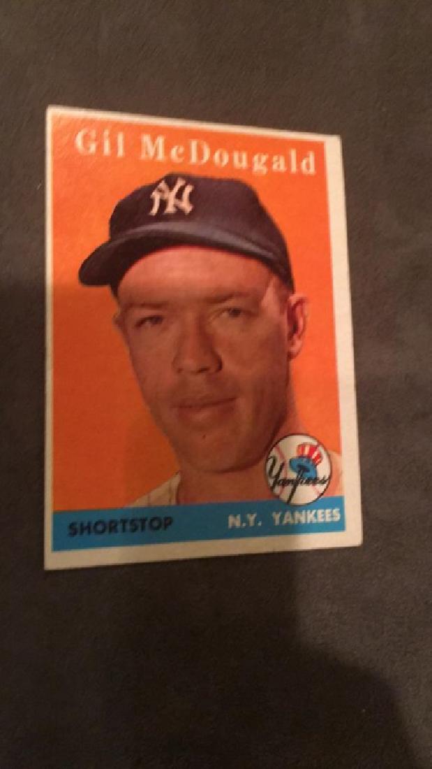 Gil Mcdougald 1958 Topps card (1 of 2)