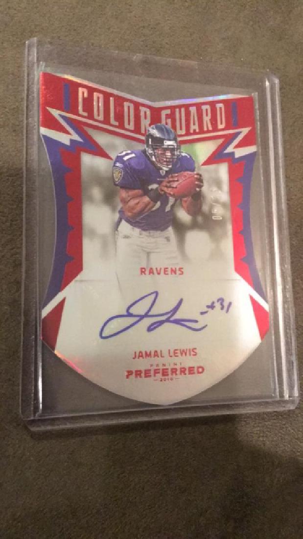 Jamal Lewis 2016 Panini preferred colorguard (1 of 3)