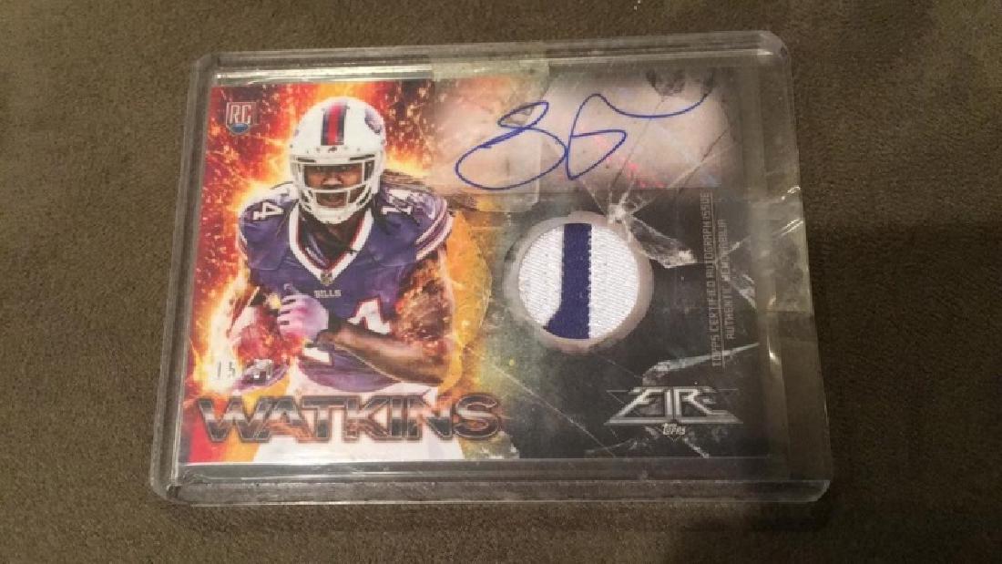 Sammy Watkins 2014 tops fire to color patch auto (1 of 3)