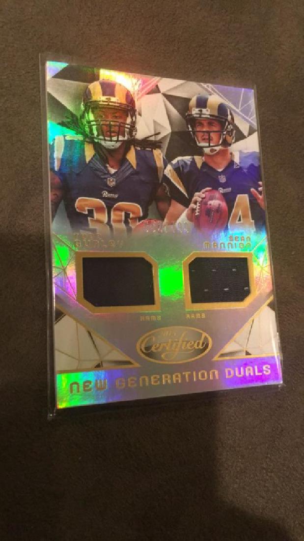 Todd Gurley Sean Mannion 2915 Certified dual (1 of 2)