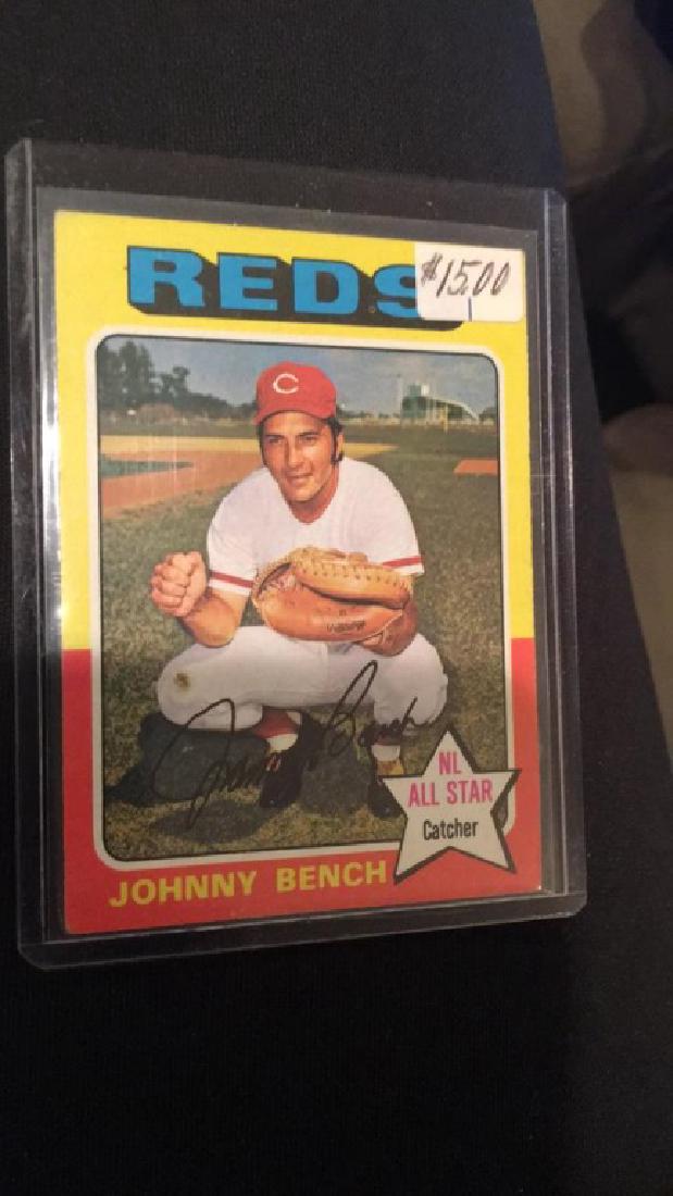 1975 Topps Johnny Bench (1 of 2)