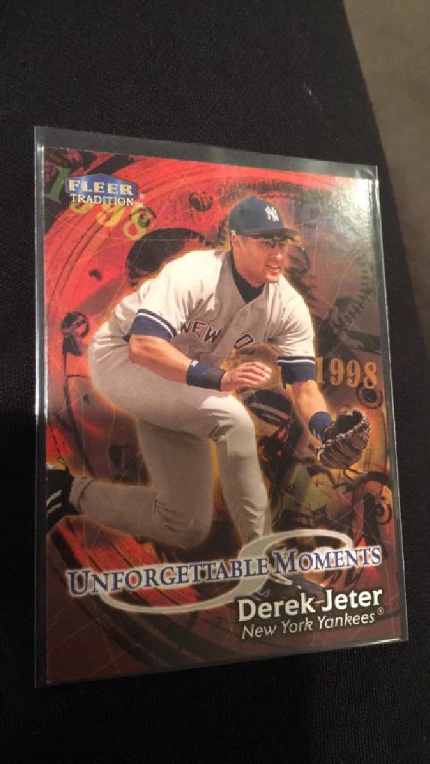 Derek Jeter 1998 fleer tradition unforgettable (1 of 2)