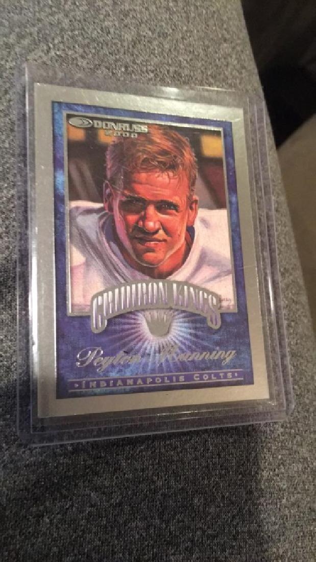 Peyton Manning 2000 Donruss gridiron Kings insert (1 of 2)