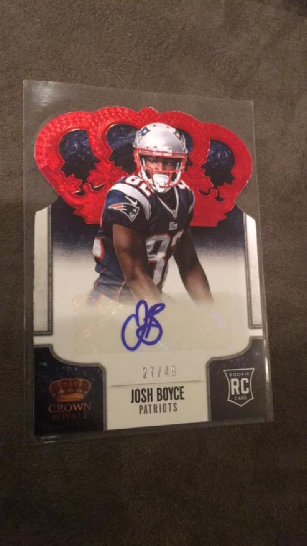 Josh Boyce 2013 crown royal autograph/49 (1 of 2)