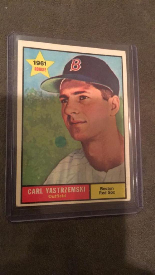 Carl Yastrzemski 1961 Topps RC Nice Shape (1 of 2)