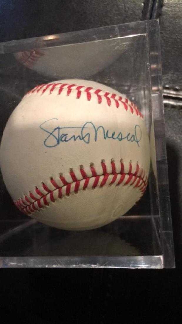 Stan Musial autograph baseball (1 of 1)