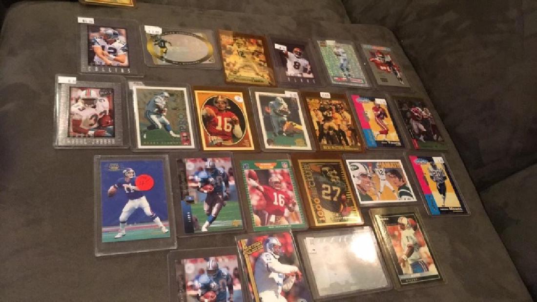 Large vintage football a lot with inserts and (1 of 6)