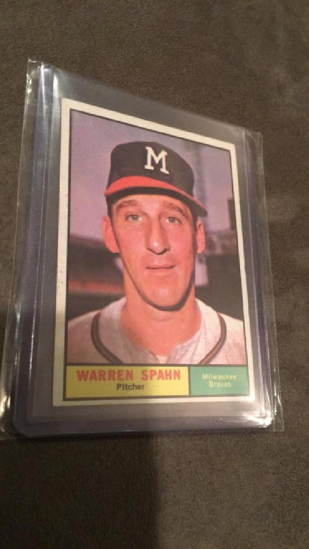 Warren Spahn 1961 Topps #200 Newr Mint condition (1 of 3)