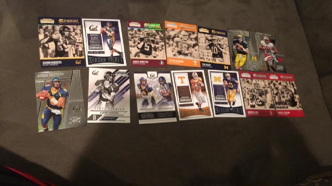 Lot of football star cards Aaron Rodgers Peyton (1 of 4)
