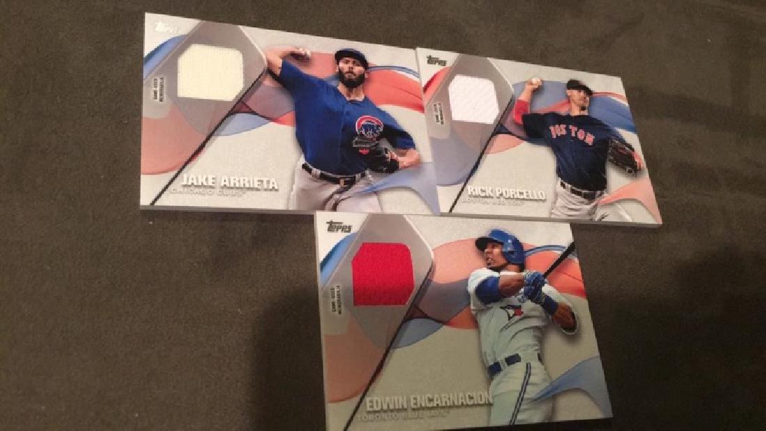 2017 tops game use memorabilia jersey card like (1 of 5)