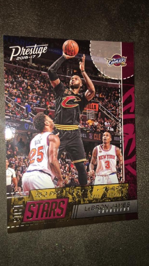 LeBron James 2016 17 prestige stats stars insert (1 of 1)