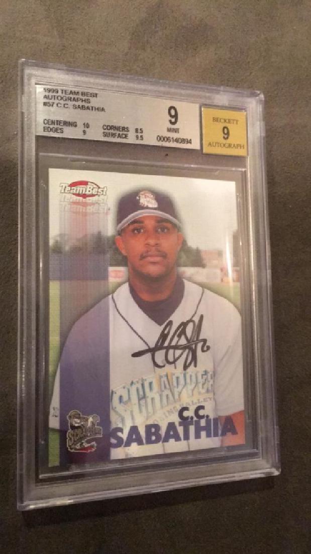 CC Sabathia 1990 19 best autographed rookie (1 of 2)
