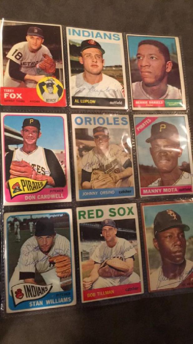 Lot of nine vintage on card autographs Terry Fox: how Lublow many motor all of these vintage cards are signed by the original player awesome collection you get all nine autographs