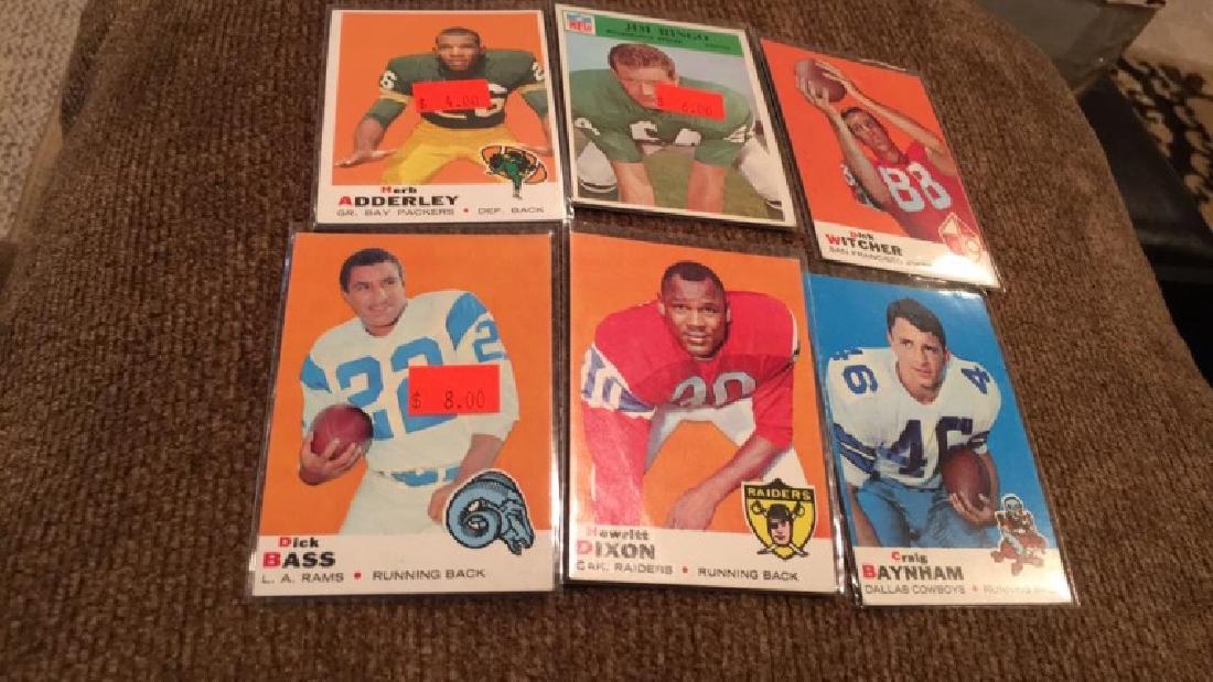 Lot of six vintage football cards Jim Ringo herb: Lot of six vintage football cards Jim Ringo herb